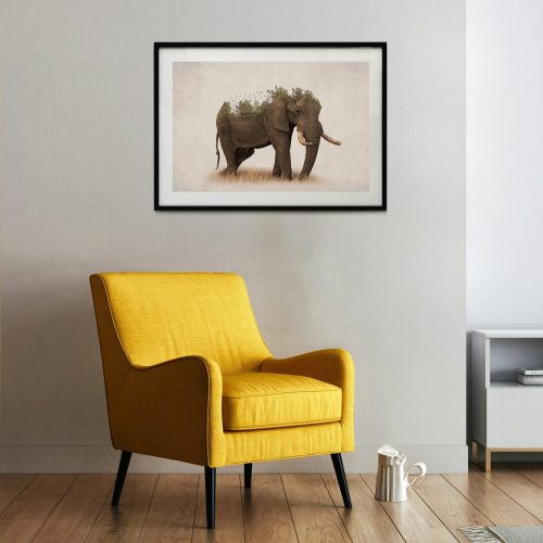 Poster Olifant in Natuur